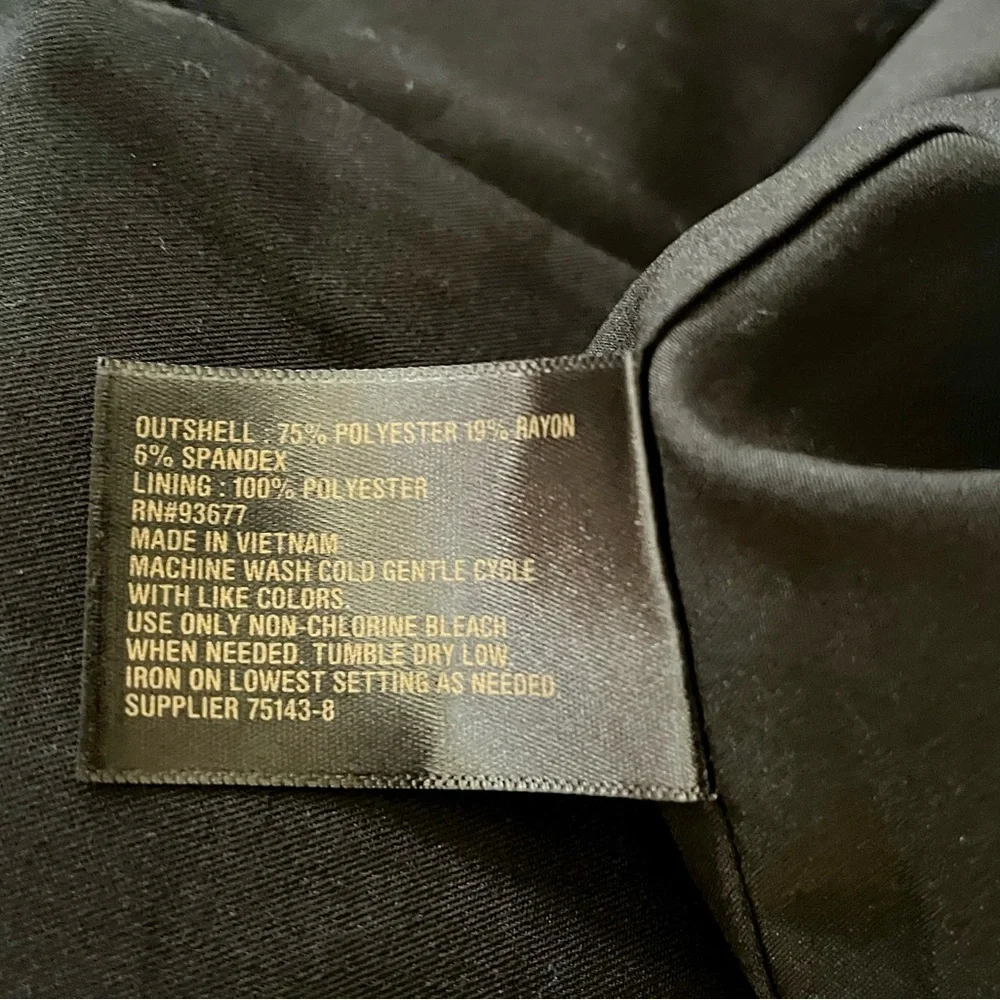 NWT- black & white professional dress - Picture 4 of 4